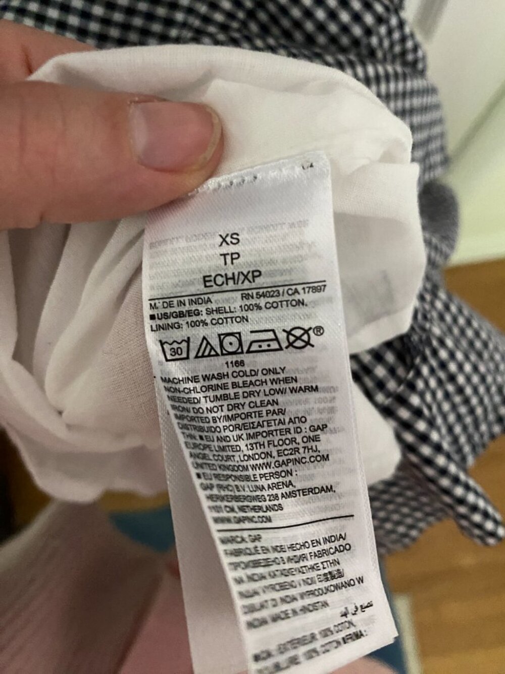 Gap x DOEN Gingham Midi Skirt - Picture 4 of 4